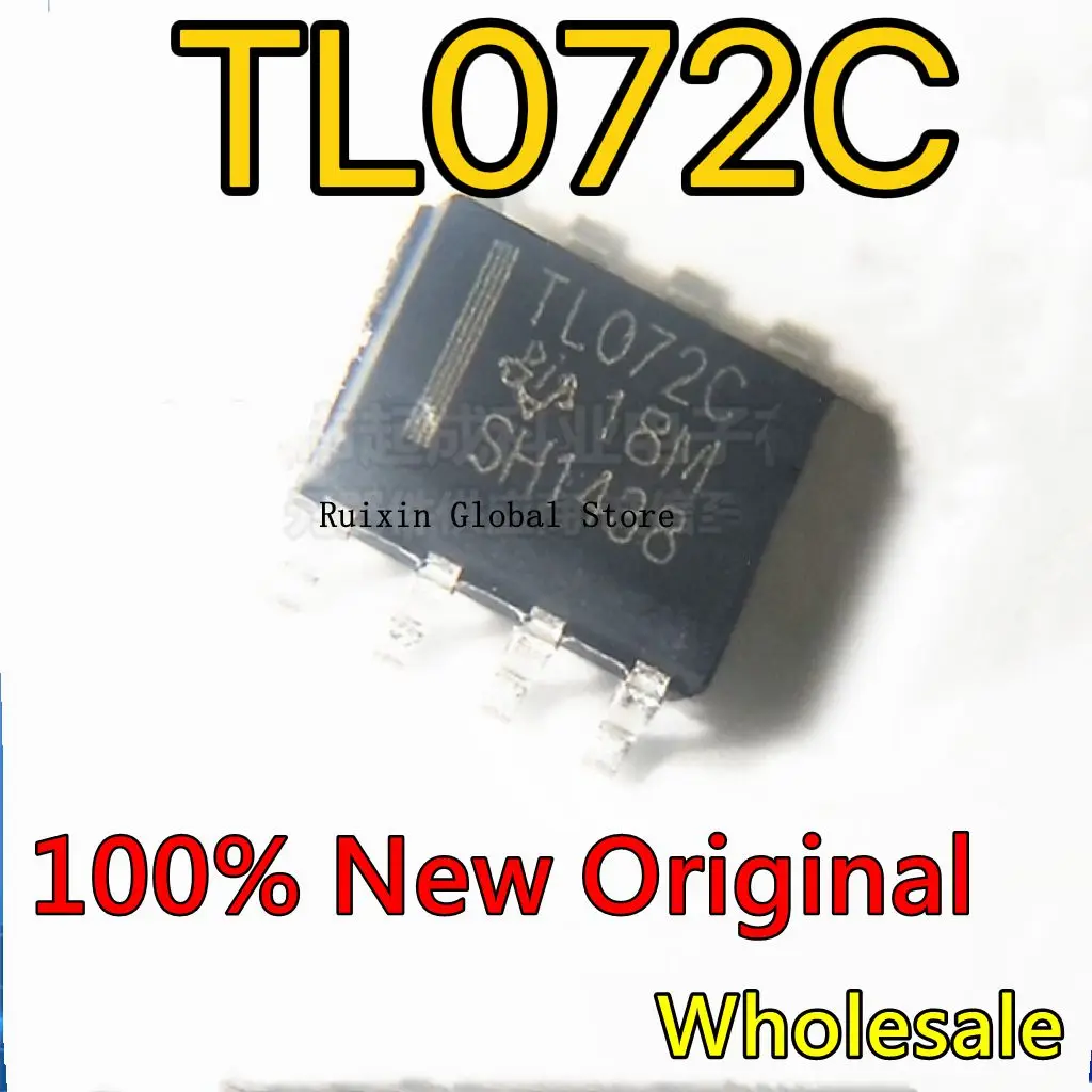 【5PCS】Imported original TL072C operational amplifier TL072CDR SMT SOP8 in stock