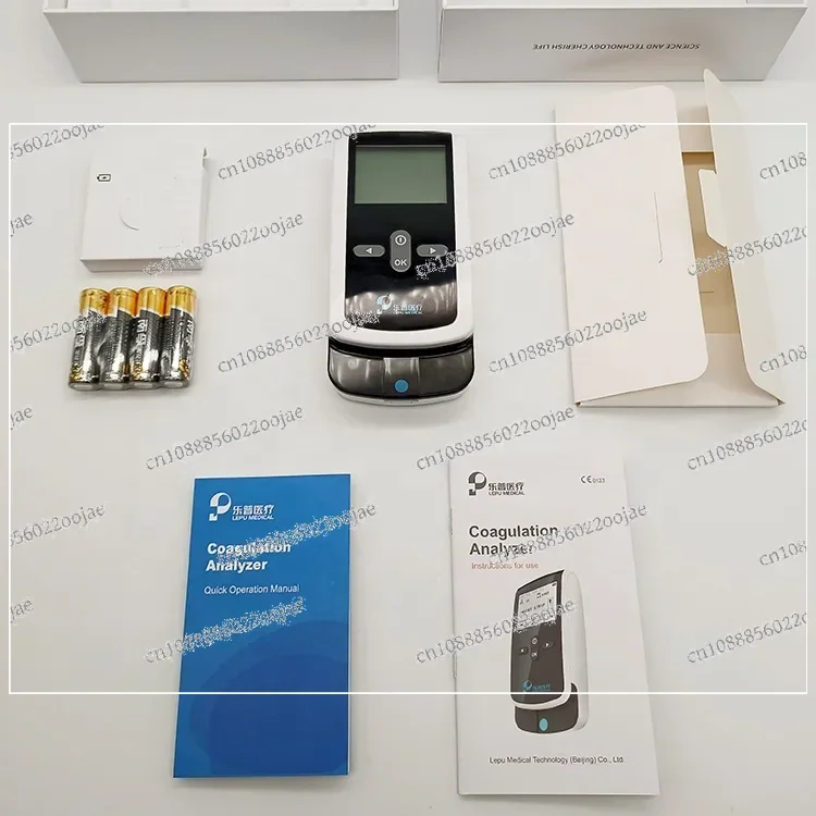 Handheld PT/INR Coagulation Analyzer System for Home Use with PT/INR Test Strip Portable clotting analyzer