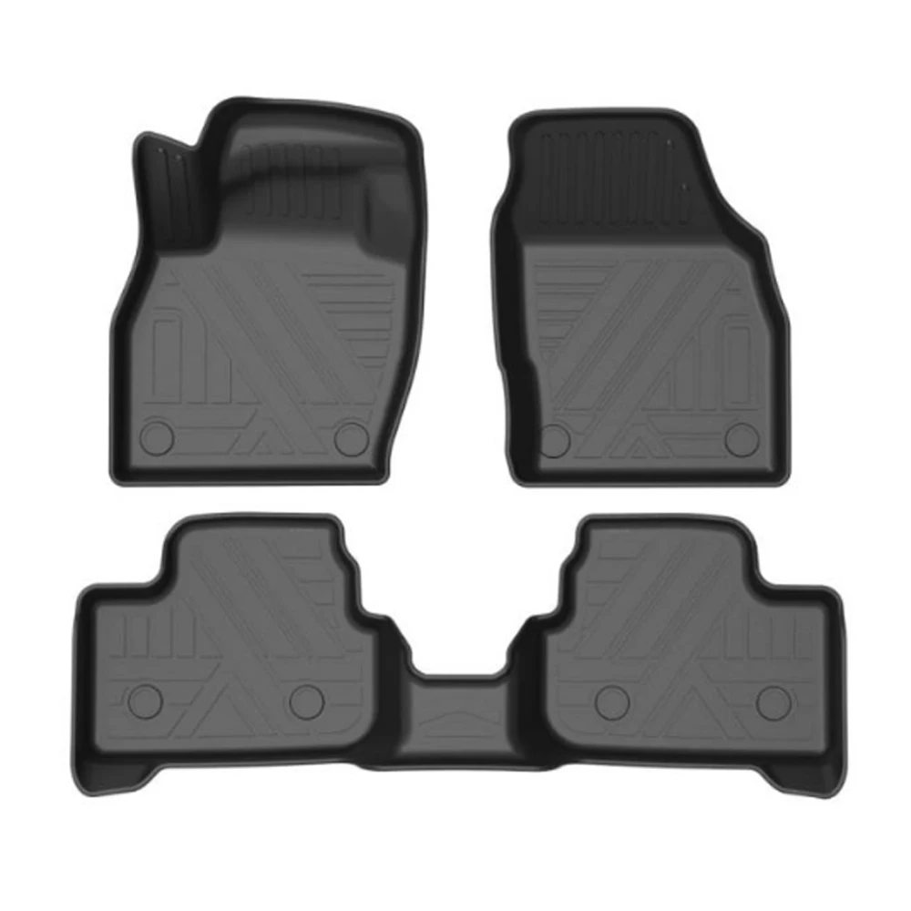 

For Volkswagen POLO 2019-2023 TPE Car Waterproof Non-slip Floor Mats Full Surround Protective LHD Liner Foot Pads Carpet