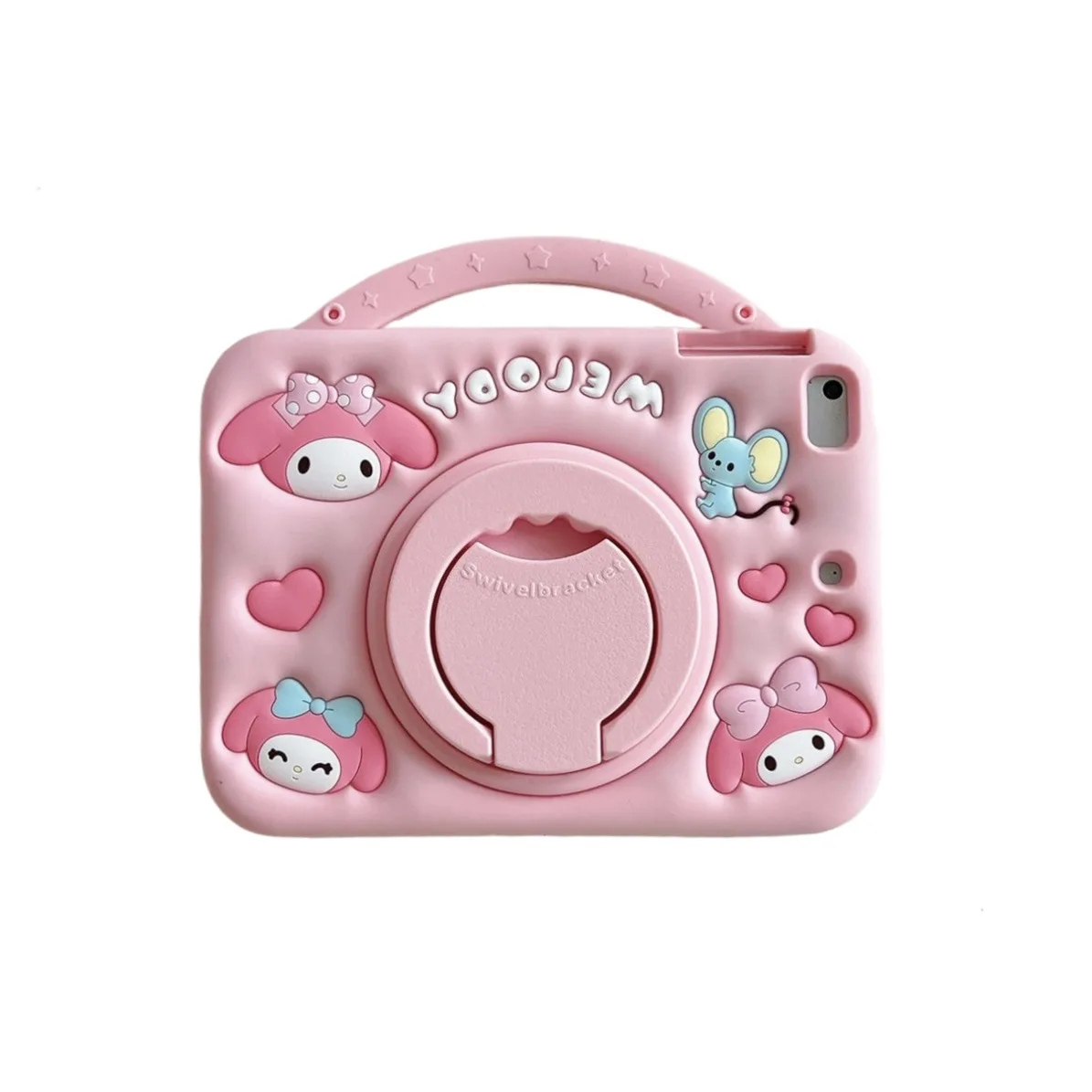 

Kawaii My Melody Tablet Case For ipad Pro 2024 Mini 1 2 3 4 5 6 7 8.3 Air 3 4 5 6 2019 2020 2022 10th 2025 With Pen Holder Cover
