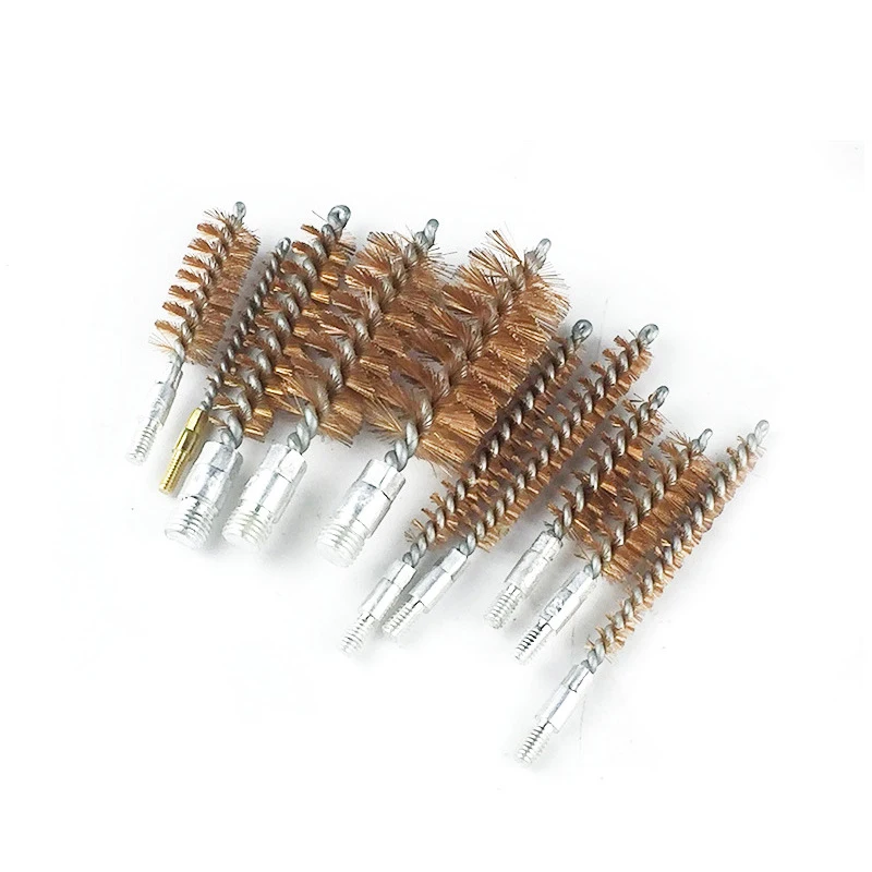 Cleaning & Decarbonising Brush Set Aluminum Alloy Double Handle Tube Brush Cotton Brush Steel Wire Brush Combined Cleaning Tool