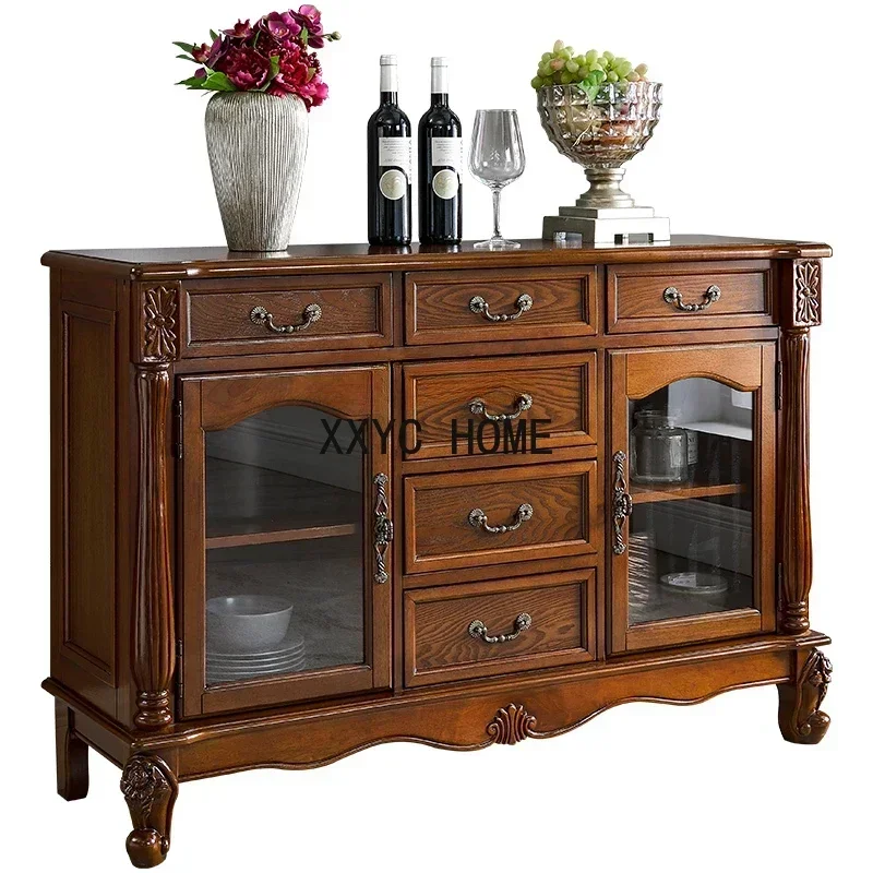 

Meal Side Multi-Function Locker Wall Kitchen Side Cabinet Tea Cabinet