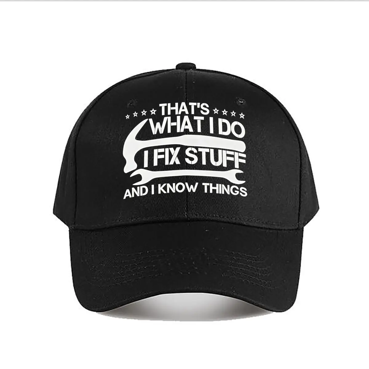 Thats What I Do I Fix Stuff Know Things Baseball Cap Fashion Men Sunhat Women's Outdoor Sports