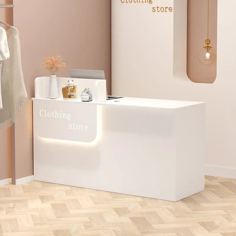 

Modern Flower Shop Front Desk Reception Desks Shop Small Cashier Clothing Store Bar Counter Beauty and Manicure Reception Table