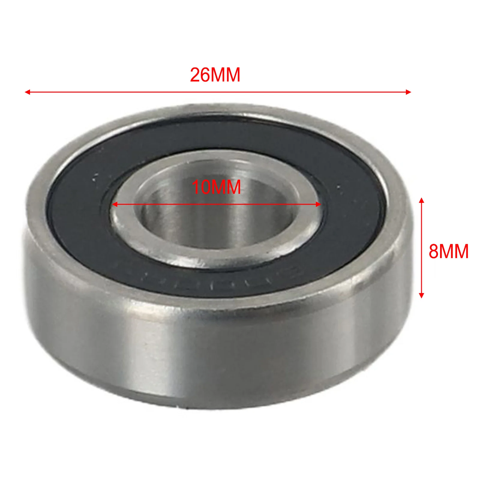 2 Pcs Bike Bicycle Wheel Hub Bearings 6000ZZ 6000-2RS 10x26x8mm For 47cc 49cc Steel Parts Accessories Straight Bearing