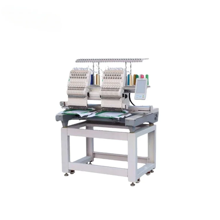 2 Heads Flat Embroidery Machine At Great Price