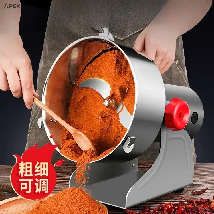 A household or commercial crusher.Functions as an ultrafine powder machine grain mill Can also grind Chinese herbal medicine