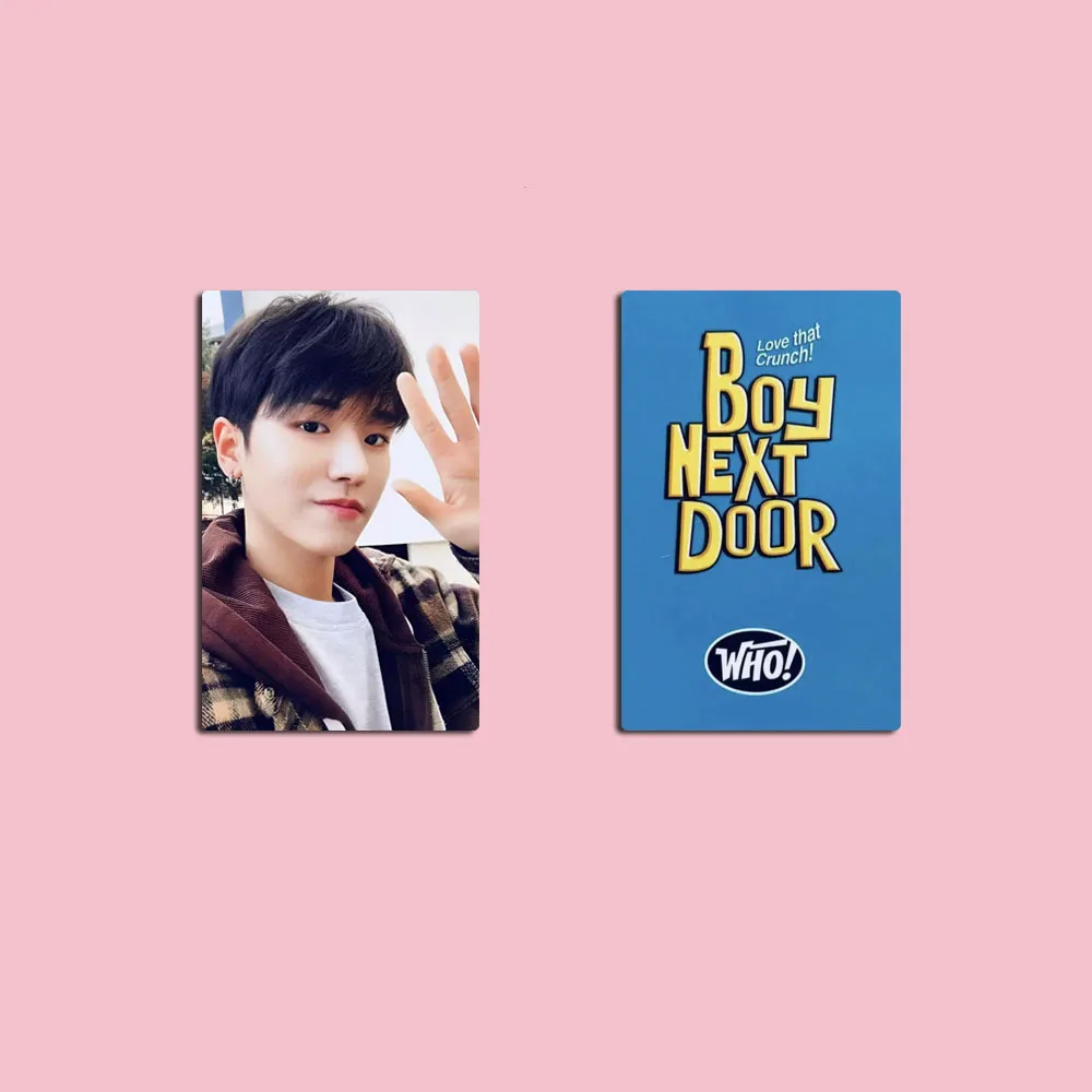 BOYNEXTDOOR Album WHO Photocards 6pcs/Set Sungho Riwoo Doule Sides Printing LOMO Cards Leehan Woonhak Collection Postcards