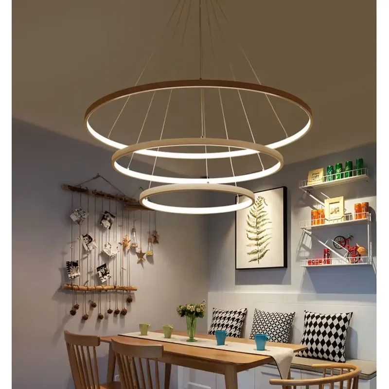 Modern Decorative Light Emitting Diode Chandelier for Kitchen Island Indoor Dining Table, Including Remote Control Project