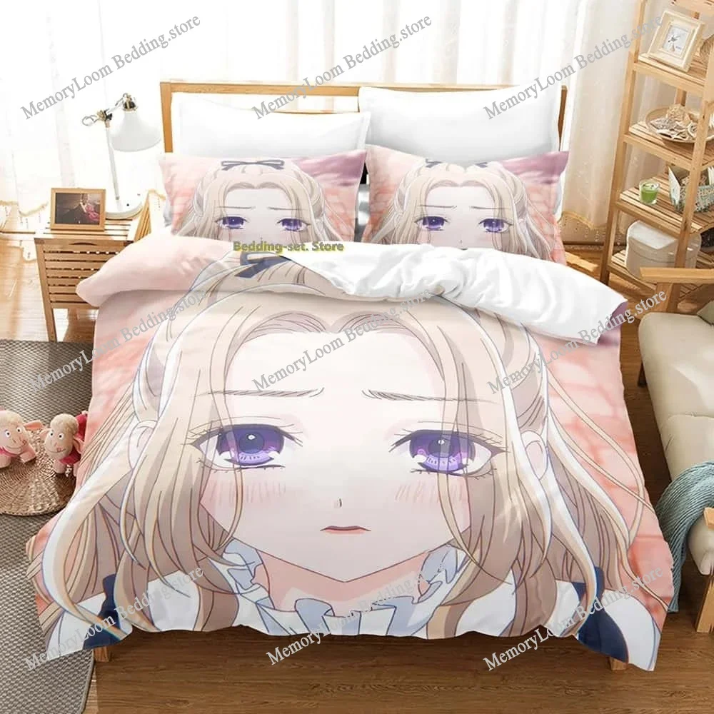 

Anime A Girl and Her Guard Dog Bedding Set Single Twin Full Queen King Size Bed Set Adult Bedroom Duvet cover Sets Home Textiles
