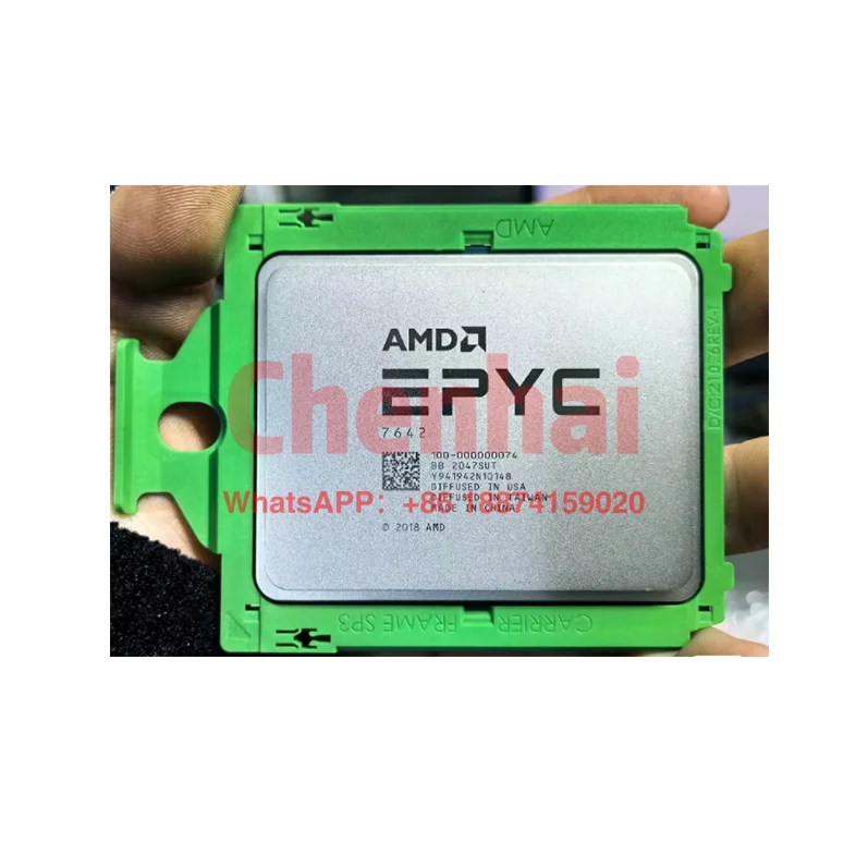 

AMD EPYC 7642 Rome cpu processor 2.3GH 48 cores 96 threads 225w unlocked