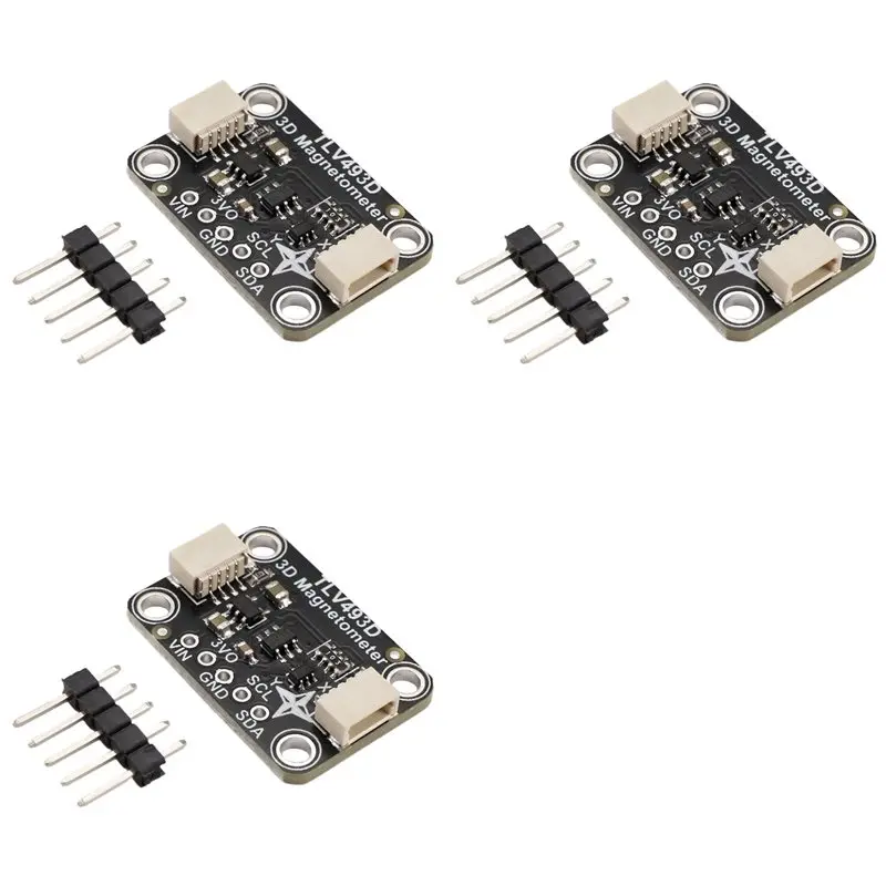 

【GIFT】3X TLV493D Triple-Axis Magnetometer Module Compatible With STEMMA QT Qwiic