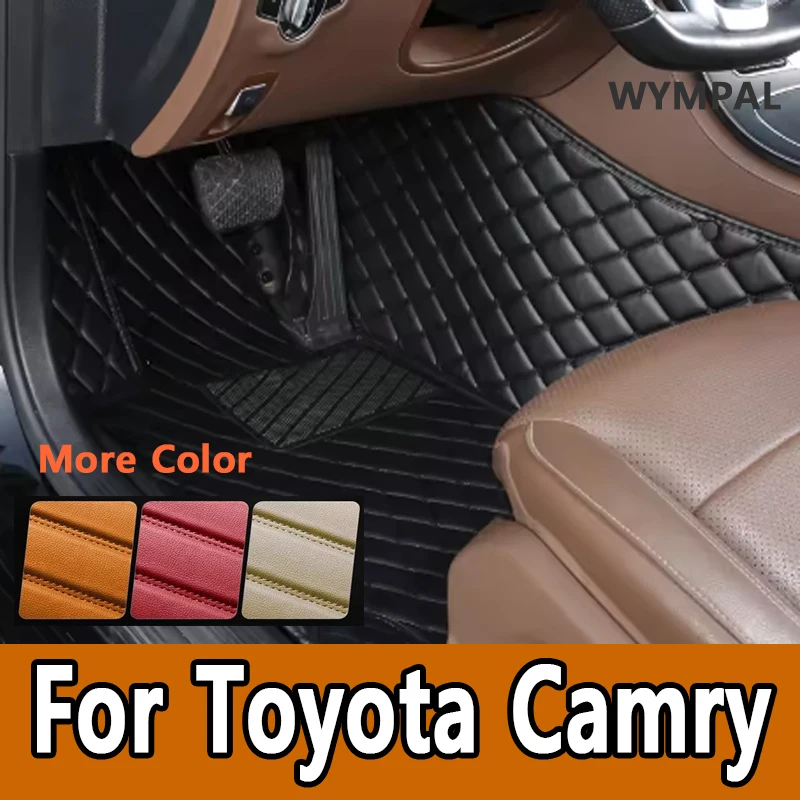 

Luxury Durable Car Mats For Toyota Camry Daihatsu Altis XV30 2002~2006 Carpet Rugs Leather Floor Mat Anti Dirt Car Pad full set