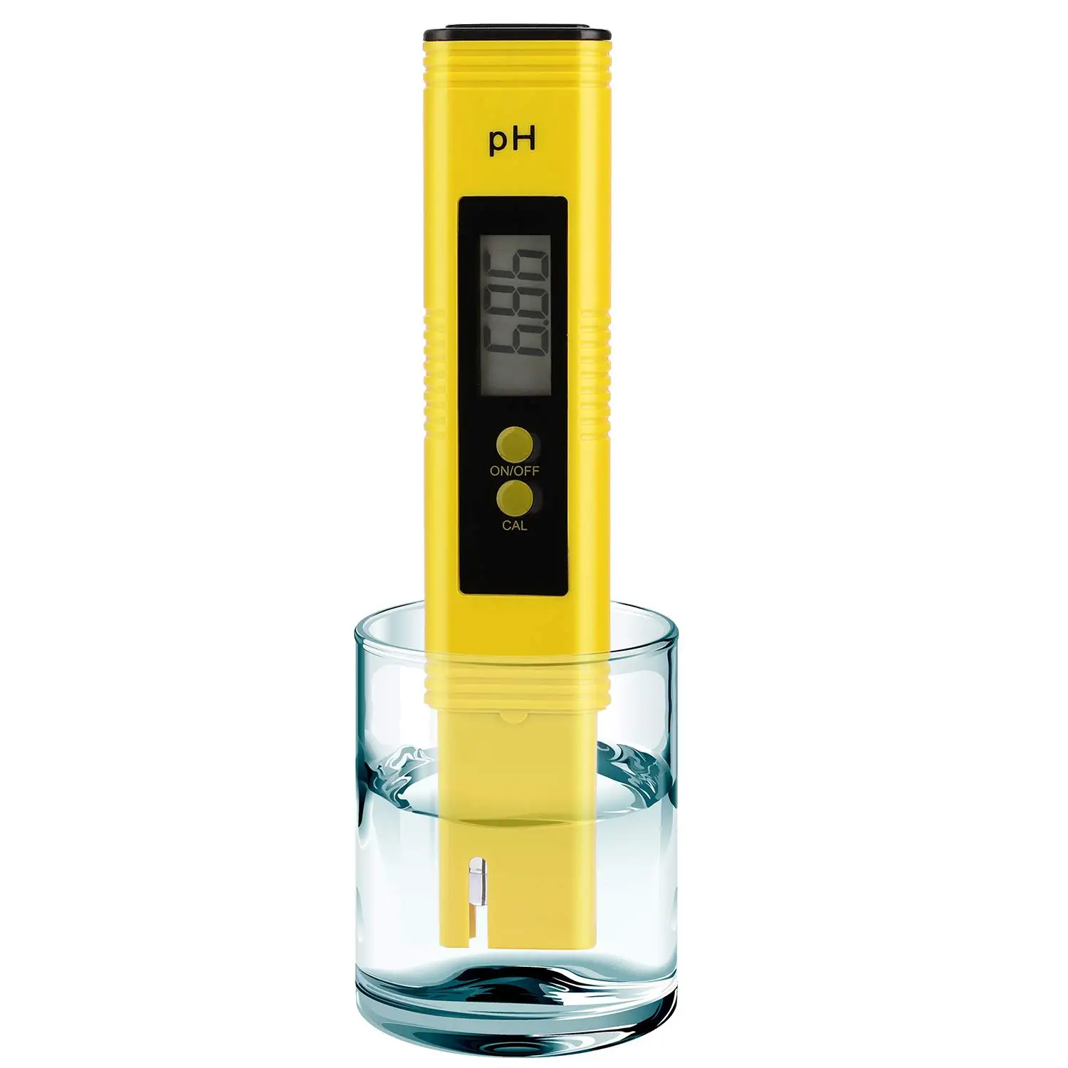 Medidor de pH Digital Tipo Pluma, Alta Precisión 0.01, Tamaño de Bolsillo, Rango de Medición de pH 0-14, para Agua Potable, Piscinas y Acuarios