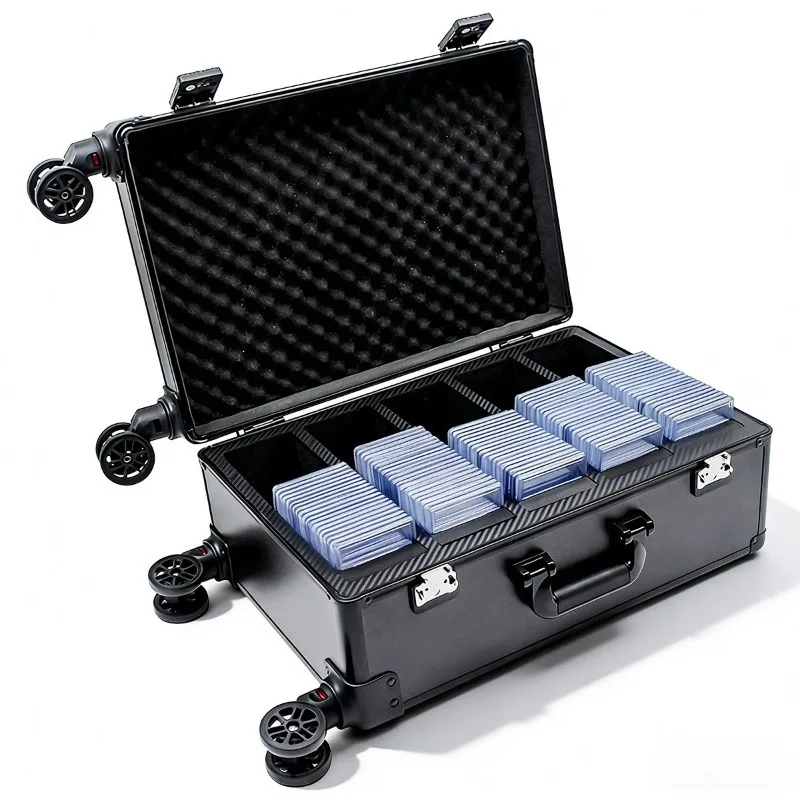 Trolley Case Storage Box, Card Case Internal Carbon Fiber Veneer