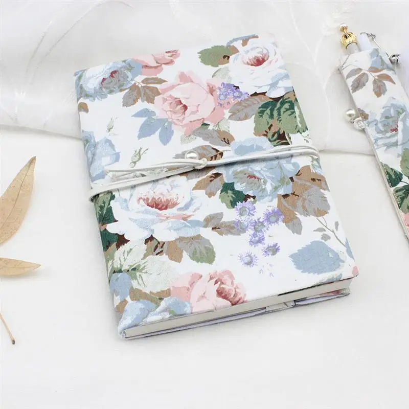 A5 A6 Handmade Cloth Book Cover Travel Decor Account Hand-Made Book Fabric Exquisite Sleeve Student Ornamental Cover Protector