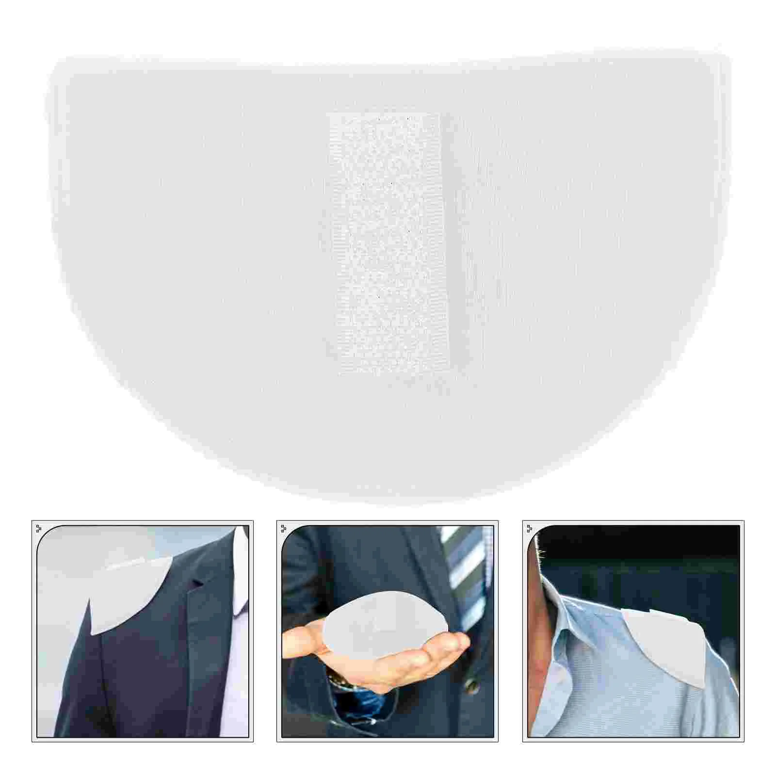 4 Pcs Clothing Shoulder Pads Invisible Right Angle Aldult Flocking Fashion Inserts Anti Slip Sponge Man