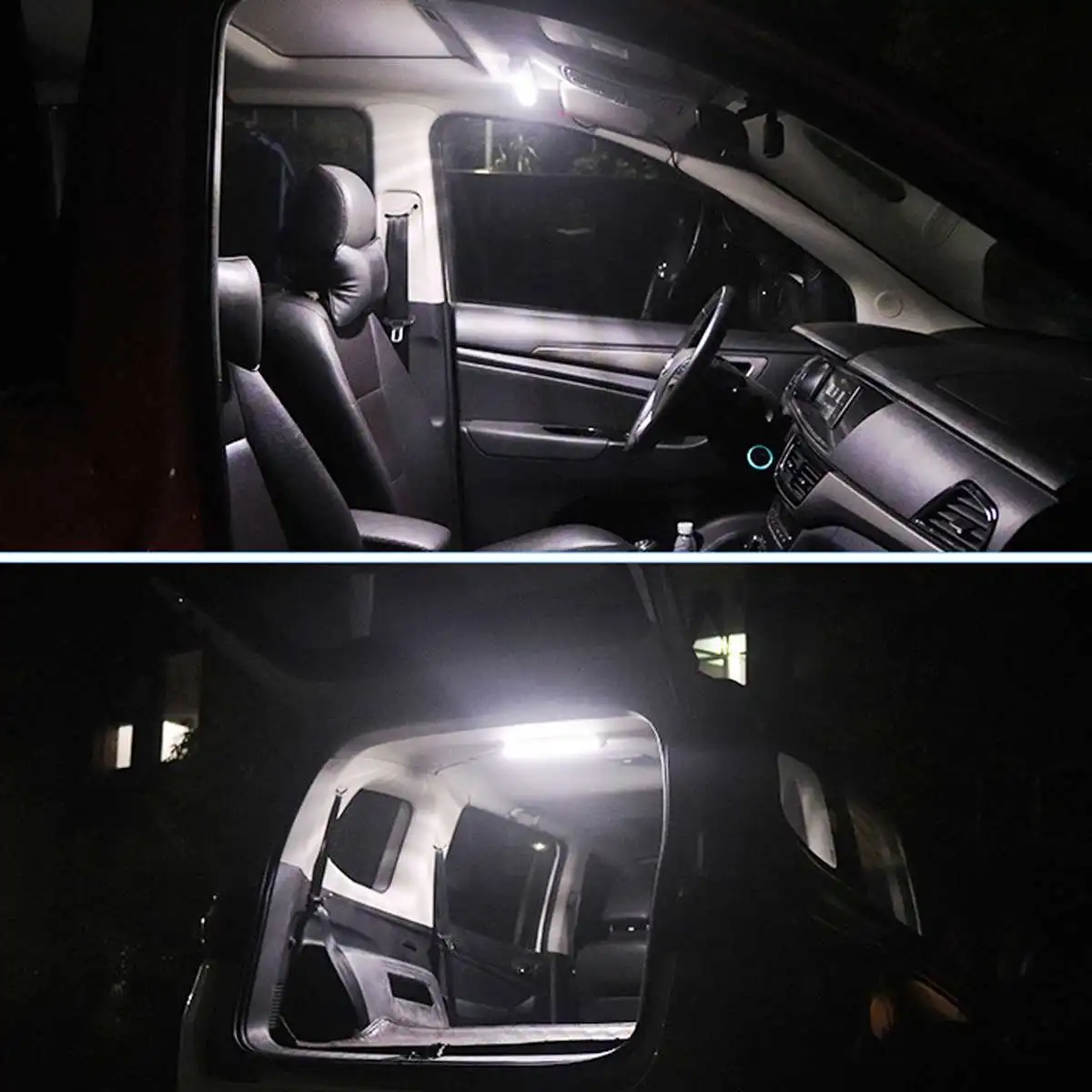 1/2/4pcs 12V LED Car Interior Light Bar Bright White Light Tube with Switch for RV Camper Boat Van Lorry Truck Caravan