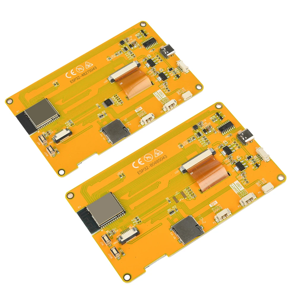ESP32-S3 wifi bluetooth placa de desenvolvimento 4.3 polegadas toque tft display 800x480 480x272 16mb memória flash tipo c interface ili9485