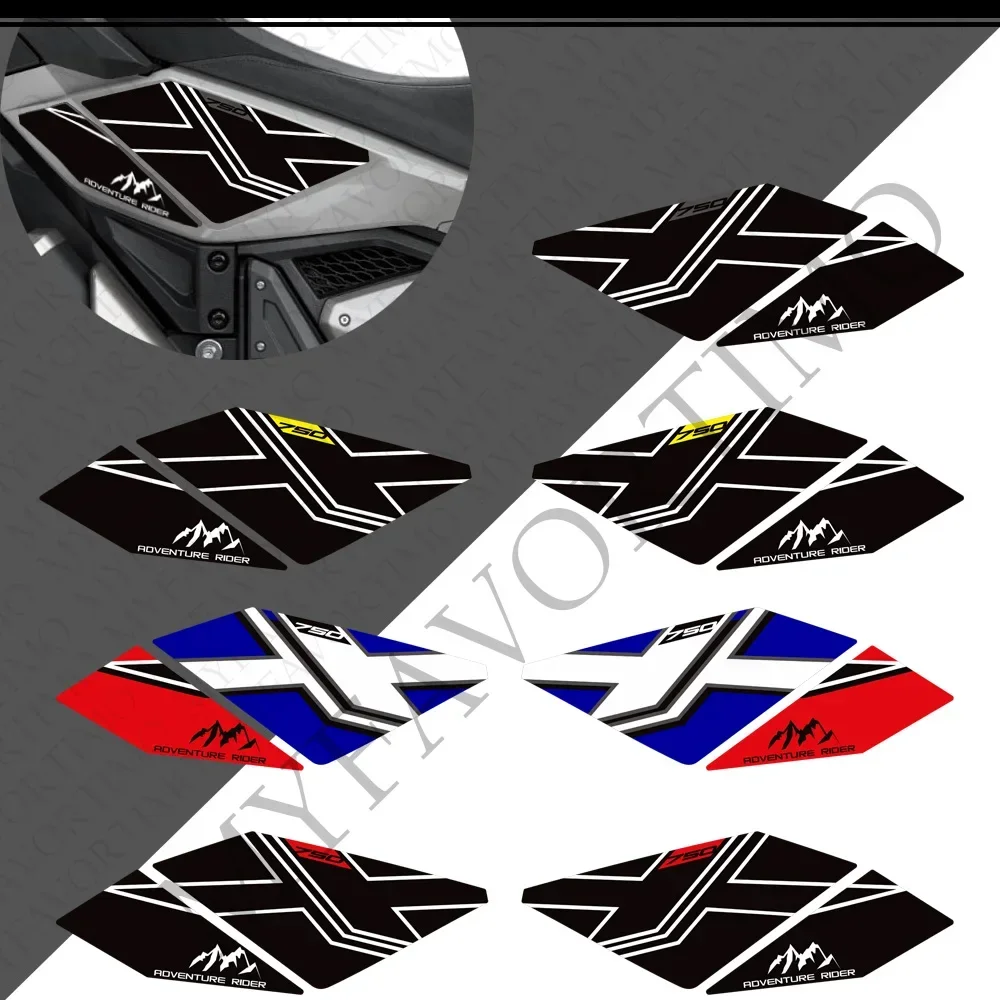 For Honda X-ADV XADV X ADV 750 Protector Tank Pad Kit Knee Wheel Stickers Decals Body Fender Shell Windshield 2021 - 2023 2024