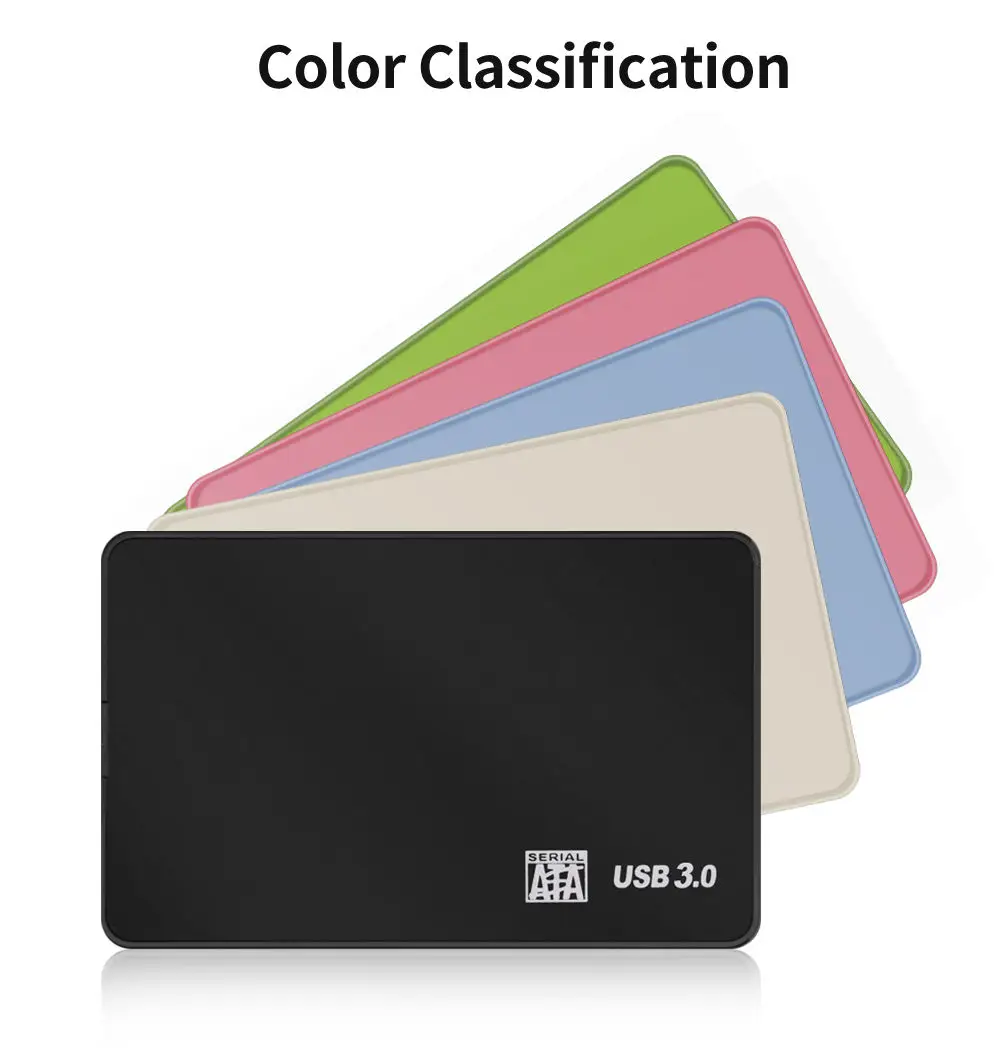 Obudowa HD Externo USB 3.0 do 2,5 cala SATA HDD SSD Obudowa zewnętrznego dysku twardego do komputera PC Laptop Smartphone PS5
