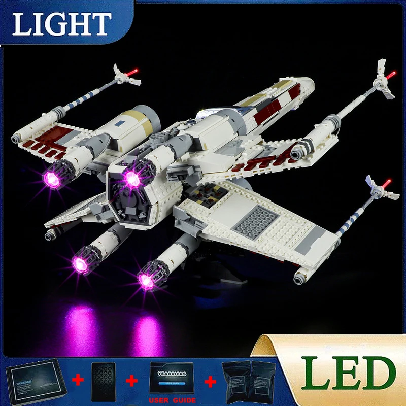 Novo kit de luz led diy para lego 75355 starfighter conjunto de blocos de construção (apenas luz led, sem modelo de blocos)