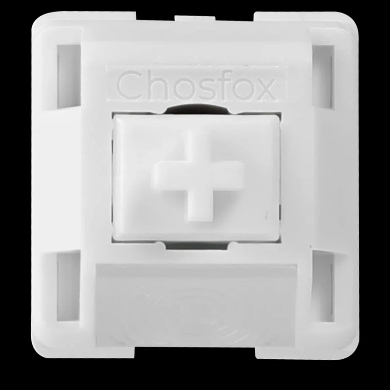 CHOSFOX HMX White Fox Linear Switch 45g/55g RGB Hot Swap