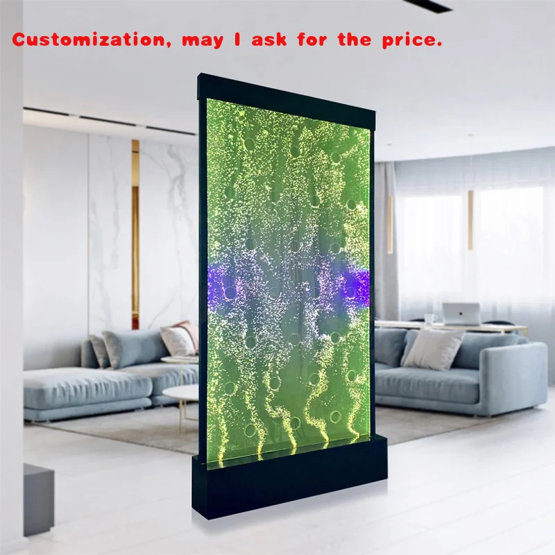 

custom.Customized Acrylic Led Bubble Wall Features Bubble Fountain