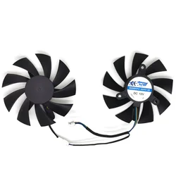 85MM szmz rx 580 jas580 8GB XY-D09015B foulant carte Fan Fro ASROCK jas580 XY-D09015B