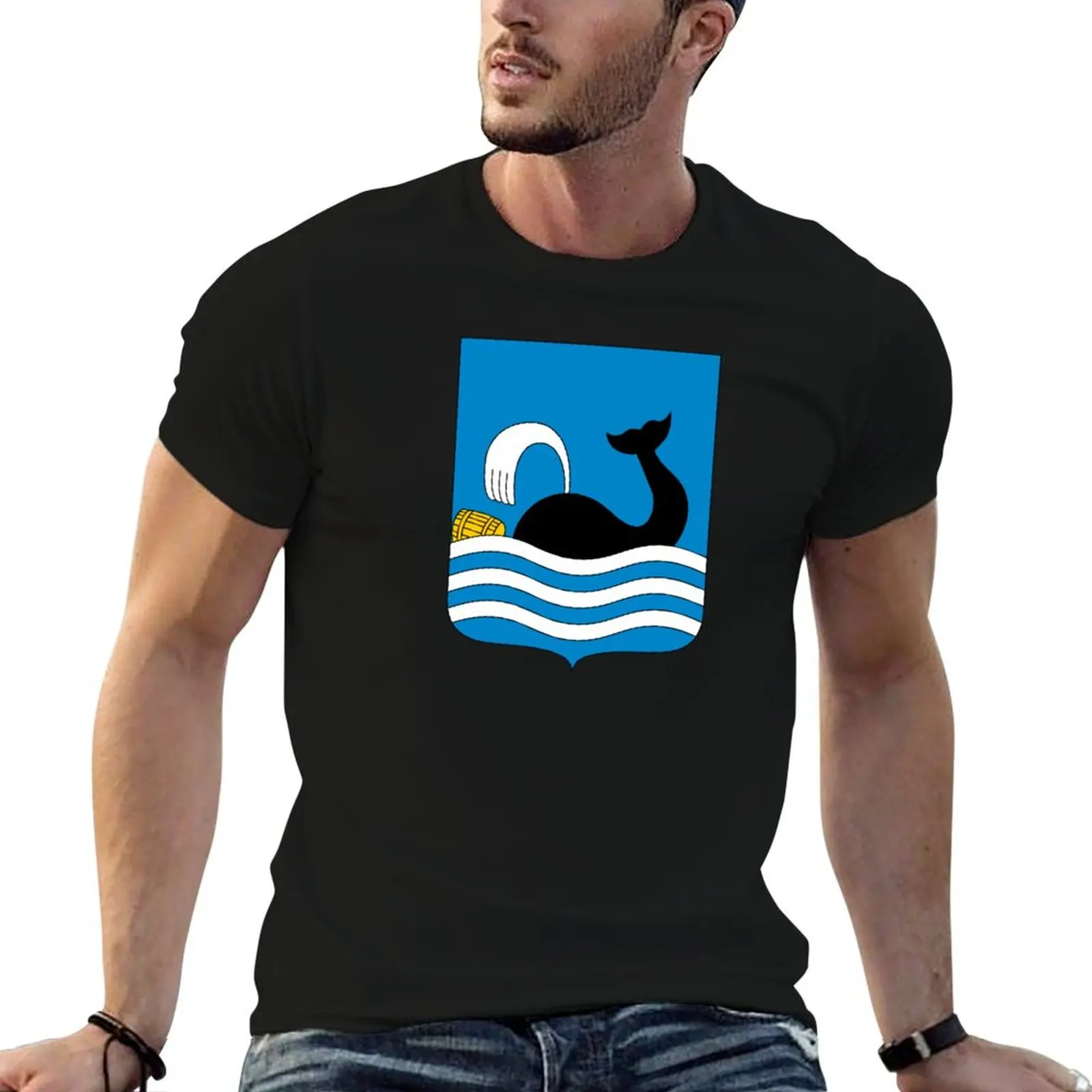 Coat of Arms of Molde, Norway T-Shirt Basic Short Sleeve T-Shirt for Men
