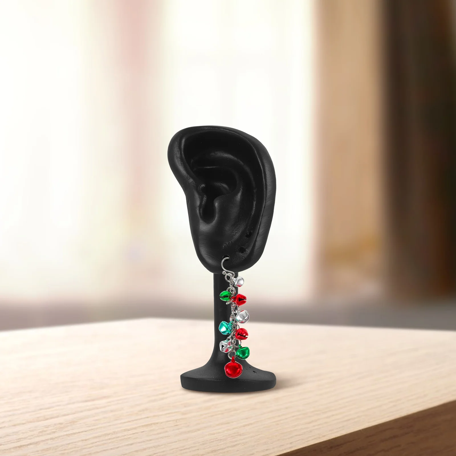 Ear Model Earring Display Rack Simulated Ears and Earrings Stand Show Holder Body Jewelry Stud Hanger Resin for