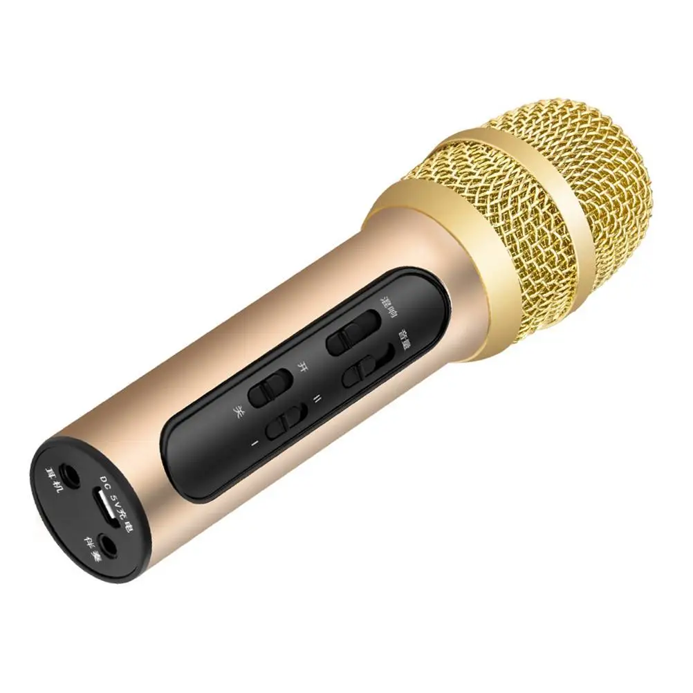 

USB Condenser Microphone H held Singing Studio Aluminum Alloy Portable Wired for Computer Events Recording