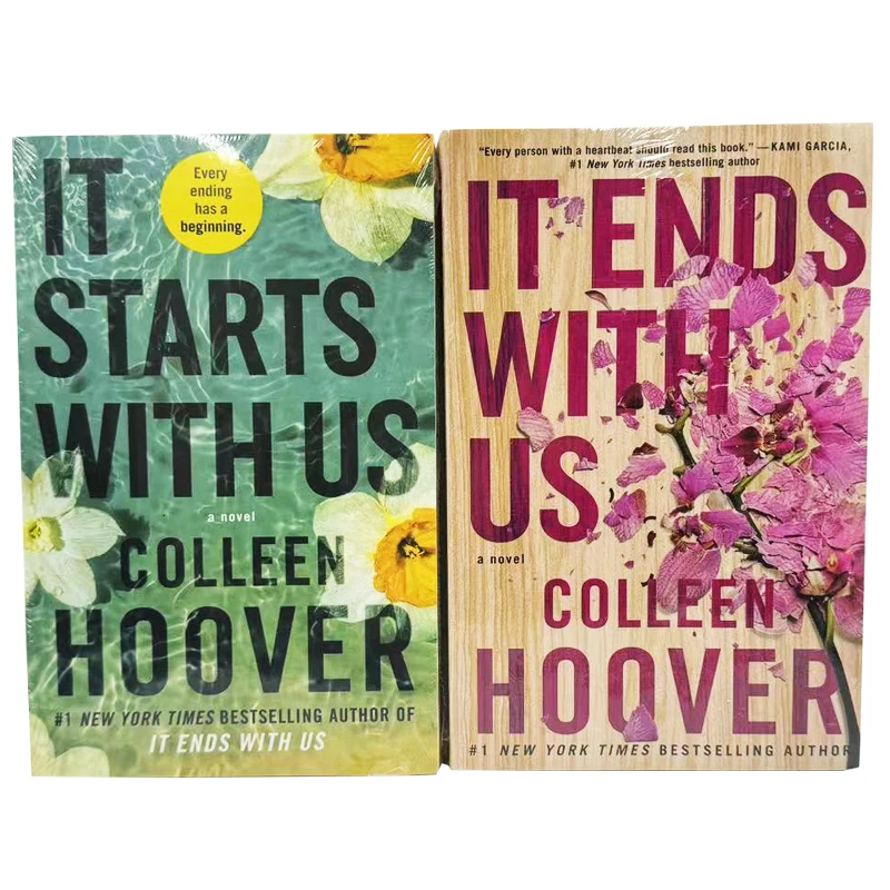 2 Books It Starts/ends with Us A Novel Colleen Hoover in English Paperback Book