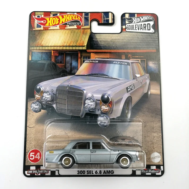 Hot Wheels Boulevard  BENZ 300 SEL 6.8  1/64 Collection Metal Die-Cast Car GJT68