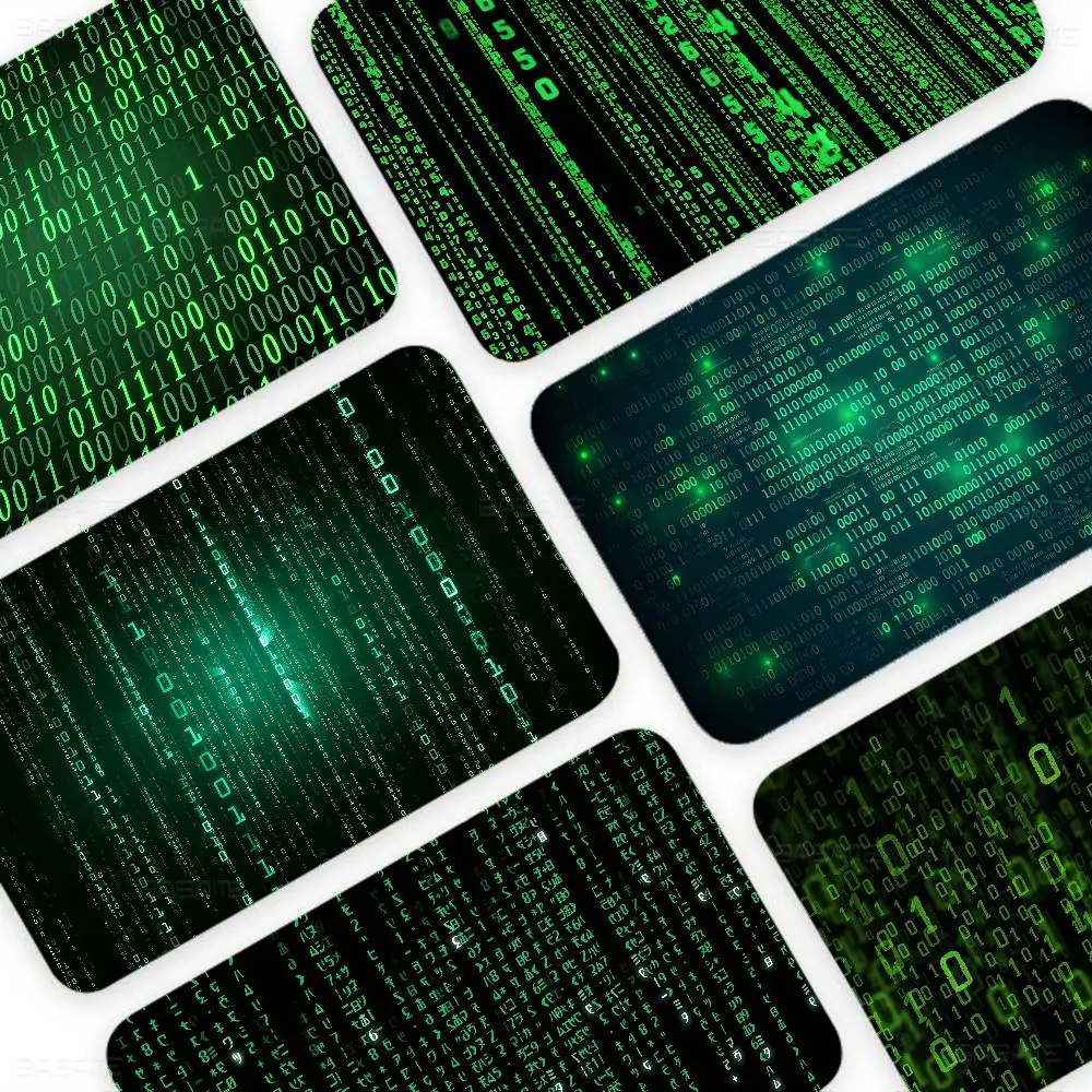 Binary Code The Matrix Program Chart Game Credit Card Skin Stickers No Adhesive Residue Water Proof For VISA Credit Card Subway