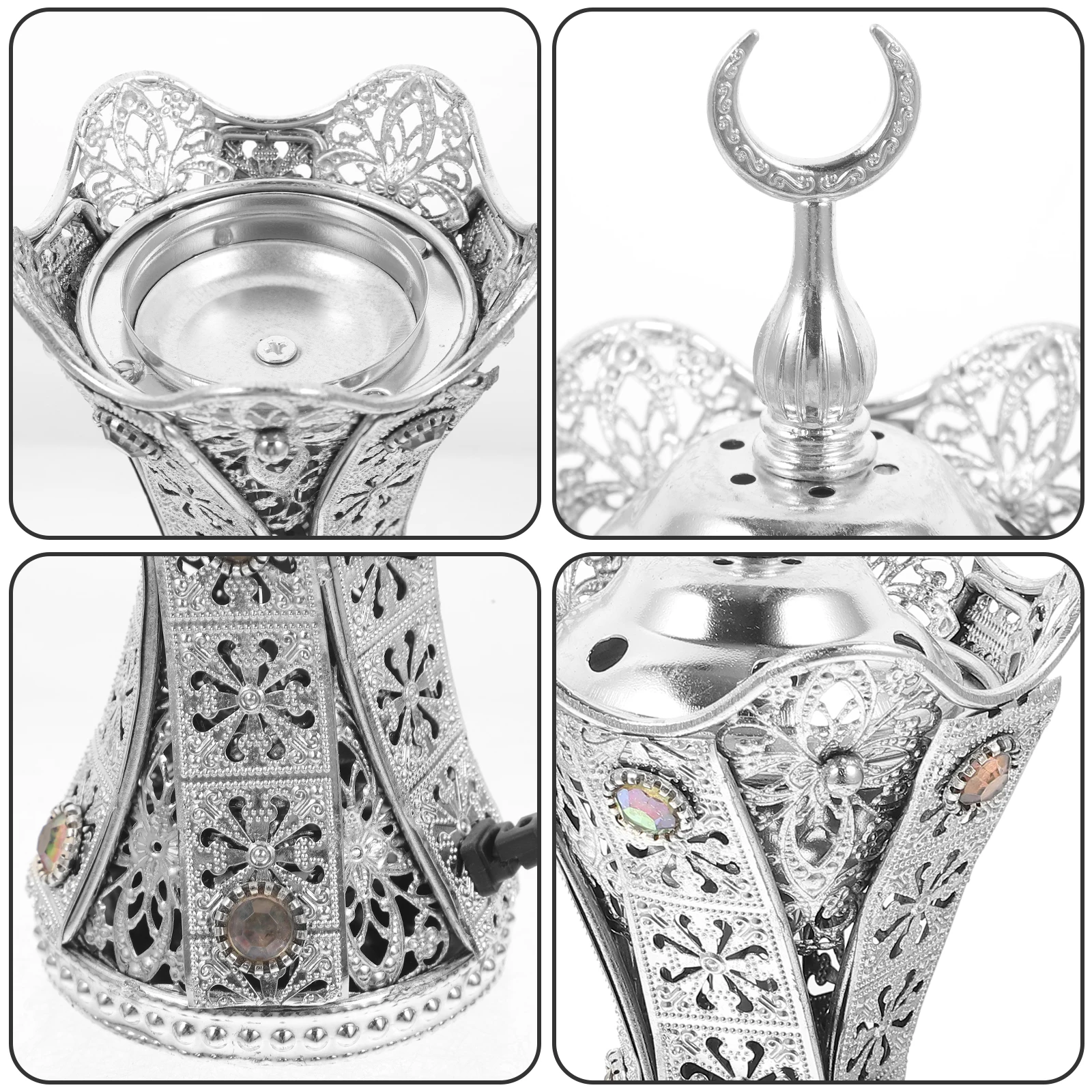

Electric Incense Burner Censer Aroma Stove Decorative Holder Home Plug In Air Purifier Stress Relief Yoga Bedroom Living Space