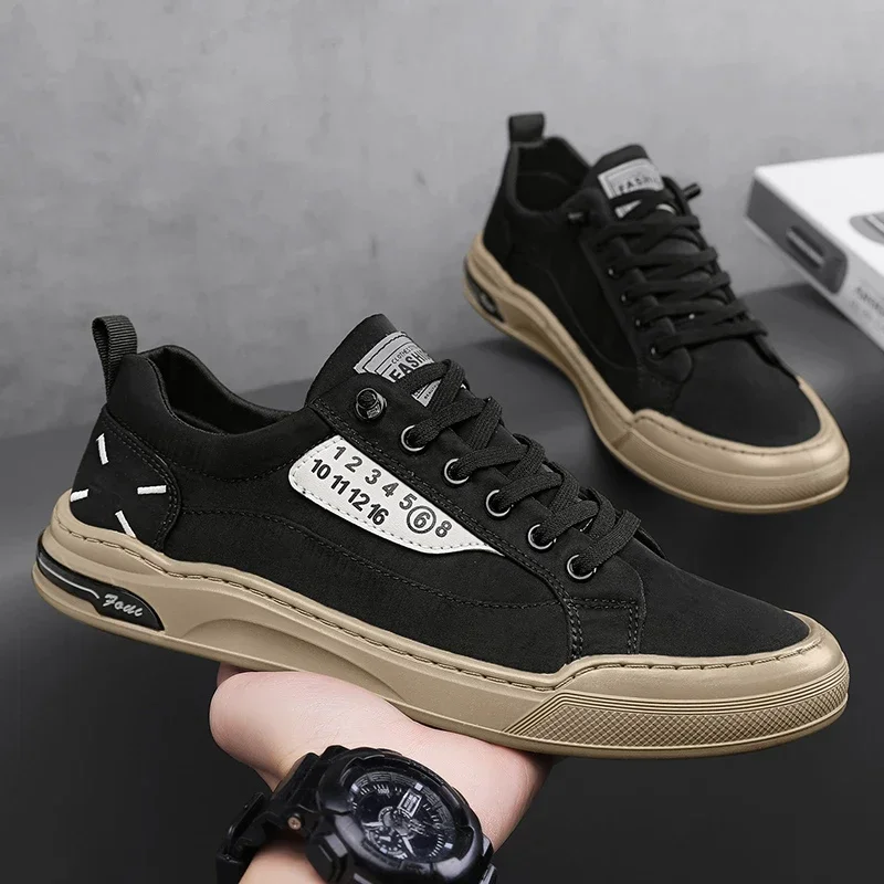 Student Comfortable Fashion SneakersMen All-match Trend Shoes 2024 Summer Casual Sport Shoes Man Trendy Shoes Board Shoes Shoes