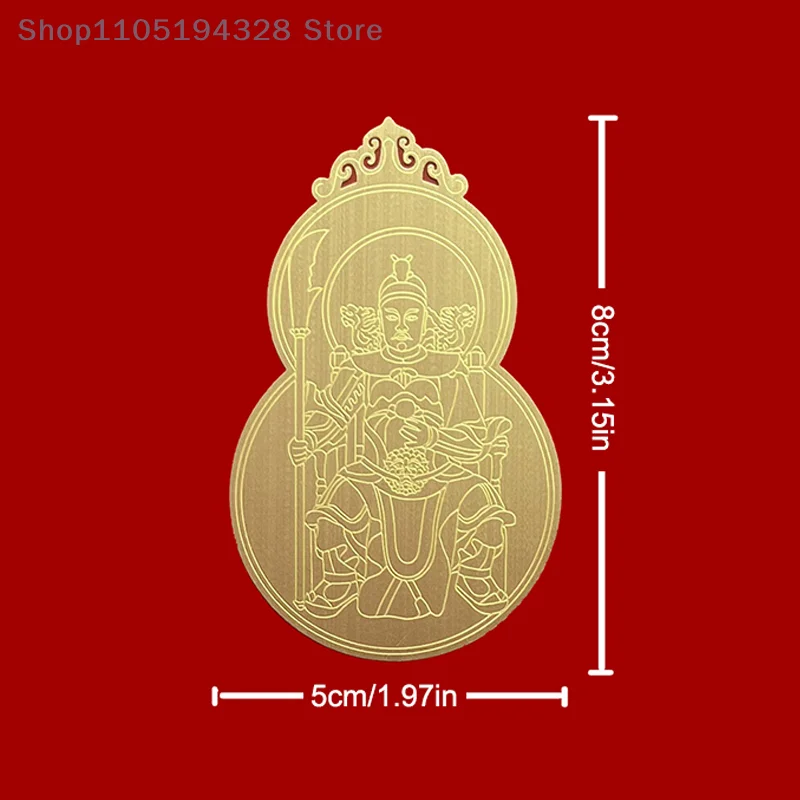 [FN]2026 تاي سوي تميمة بطاقة فنغ شوي الصلاة الذهب بطاقة طرد الأرواح الشريرة حماية بوذا هدية تميمة آمنة جلب في الثروة والكنز