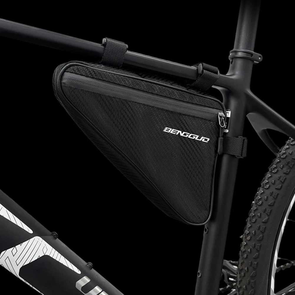Bicycle Triangle Bag Large Capacity Bicycle Frame Storage Bag Multifunctional Cycling Front Tube Bag for Outdoot Cycling