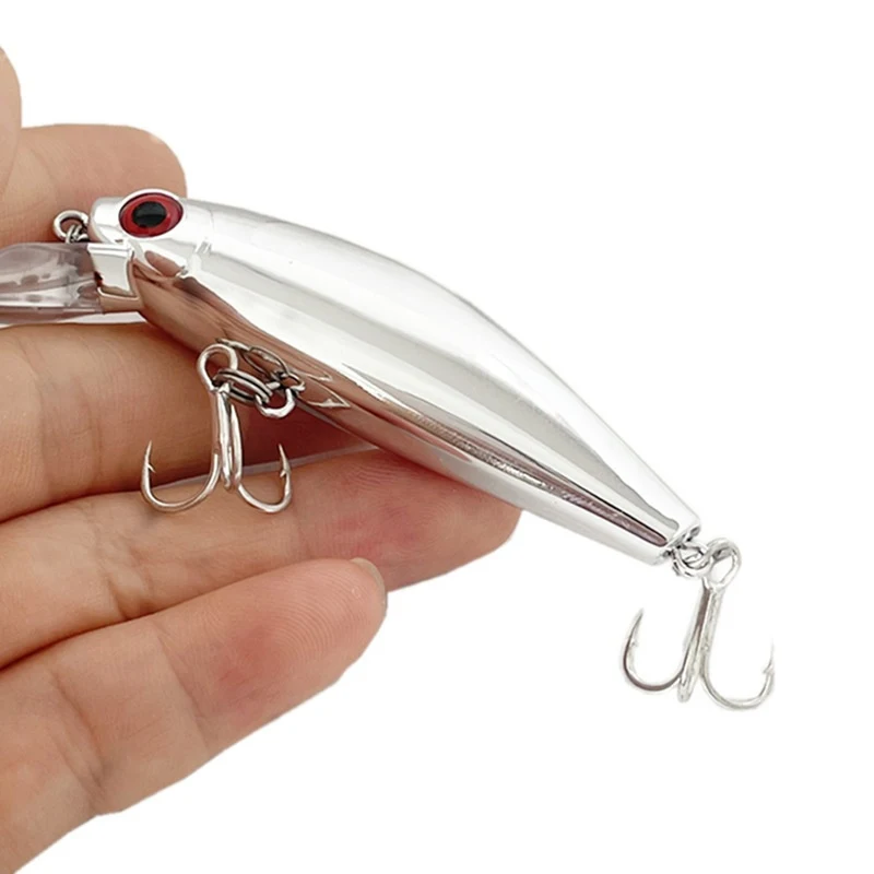 1pcs 5.5cm/6.5g Mini Laser Hard Minnow Sinking Bait Wobbler Crank Fishing Lures Hook Bass Fresh Saltwater Tackle