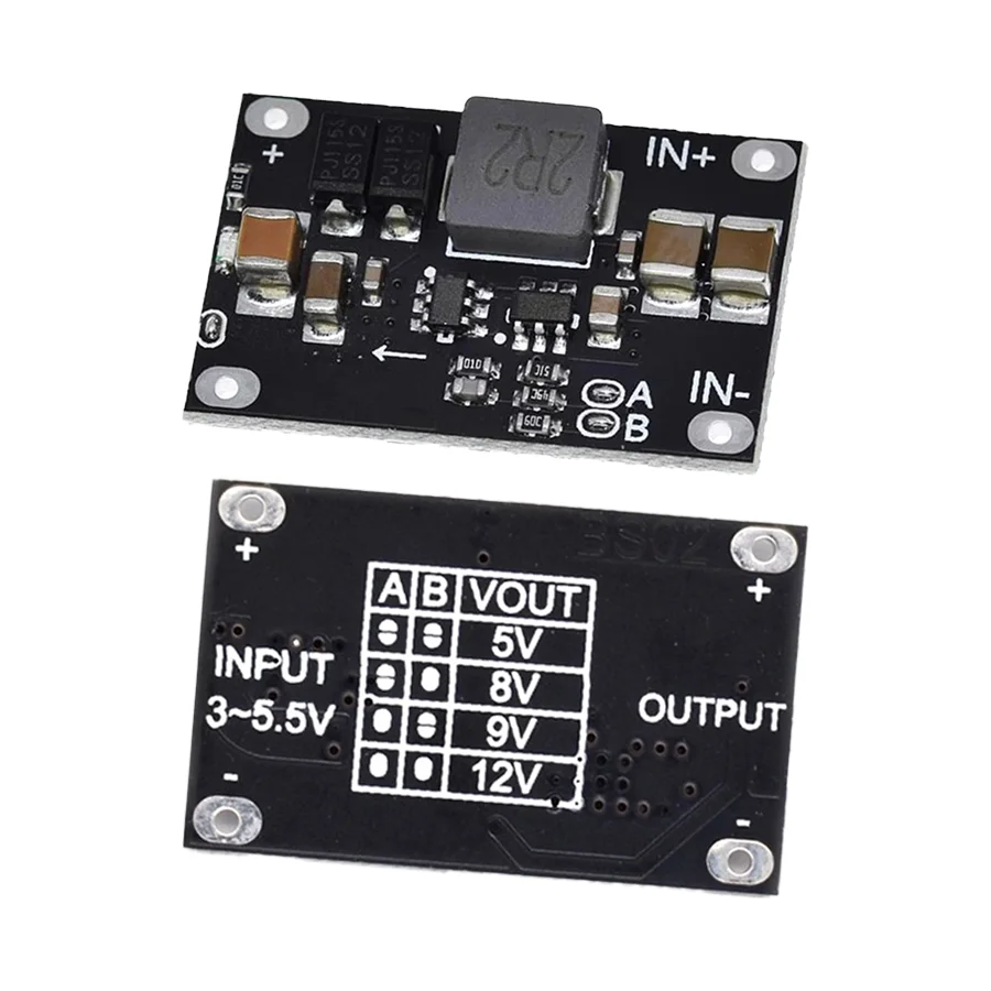 10W 3.7V 5V to 5V/8V/9V/12V DC-DC Boost Converter Step-Up Power Module Power Supply Accessories