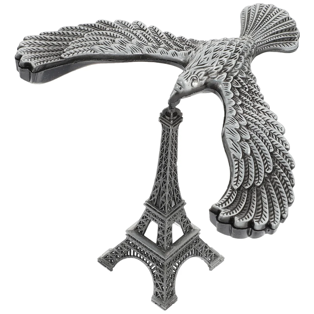 Alloy Balance Bird Alloy Bird Gravity Ornament Balance Bird Ornament Eiffel Tower Balance Eagle Balancing Bird Decor for Office