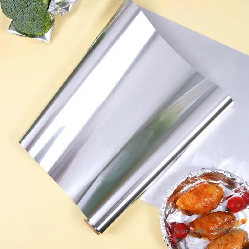 1 Roll Tinfoil Roll Special Oil-absorbing Grilling Pad Bakings Household Kitchen Oil-proof Paper