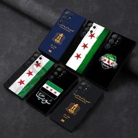 Syrian Revolution Flag Passport Case For Samsung Galaxy S24Ultra S23 S21 S20 Fe S10 S25 S22 Plus S24 Ultra Case Black Soft Cover