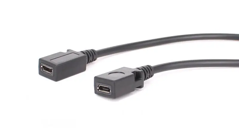 Micro USB Female to Female Extension Cable Micro 5Pin Dual Female Adapter Cord Android Phone Tablet Charging Data Transfer