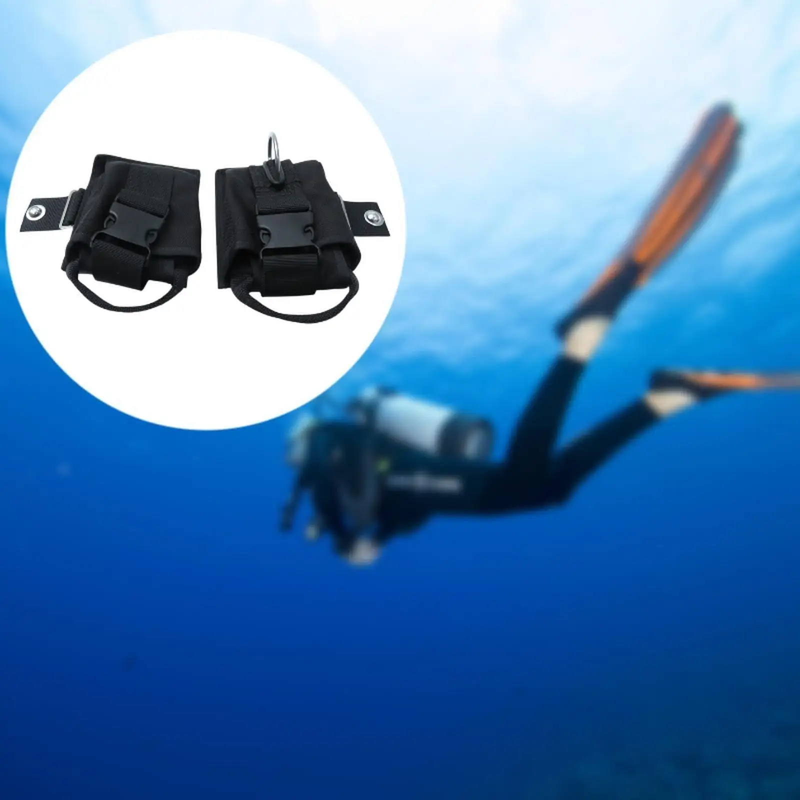 الغوص حزام الوزن جيوب الغوص أكياس الوزن التخزين الإفراج السريع النايلون الرياضات المائية موازنة أكياس أصحاب