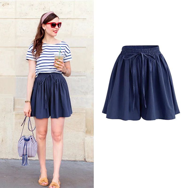 

Large Size 7xl 8XL Summer Chiffon Shorts Elastic Waist Short Pants Beach Solid Color Loose Oversized 140KG Shorts