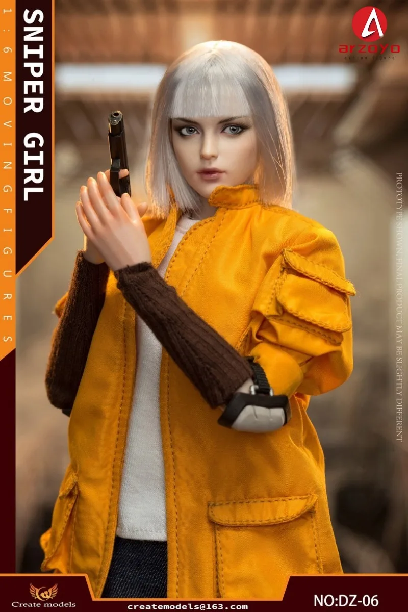 IN STOCK DZ-05 DZ-06 1/6 Sniper Girls Songbird Lan Action Figure 12'' Female Soldier Figurine Model Full Set Collectible Toy