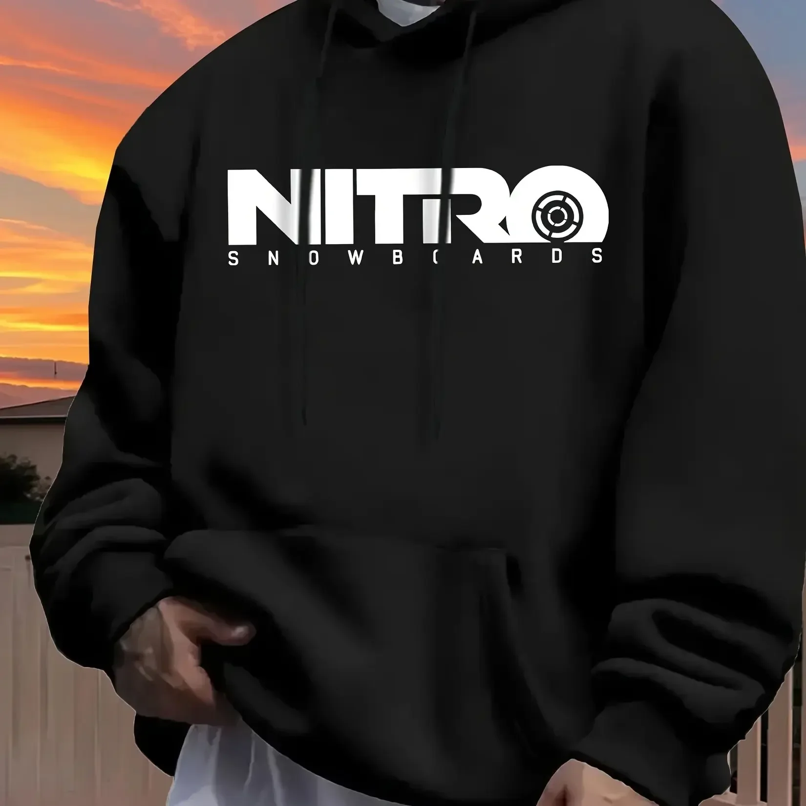 

Новая мужская толстовка NITRO 2026 года для сноуборда, повседневная, с флисовой подкладкой, спортивная, дышащая, стандартного кроя