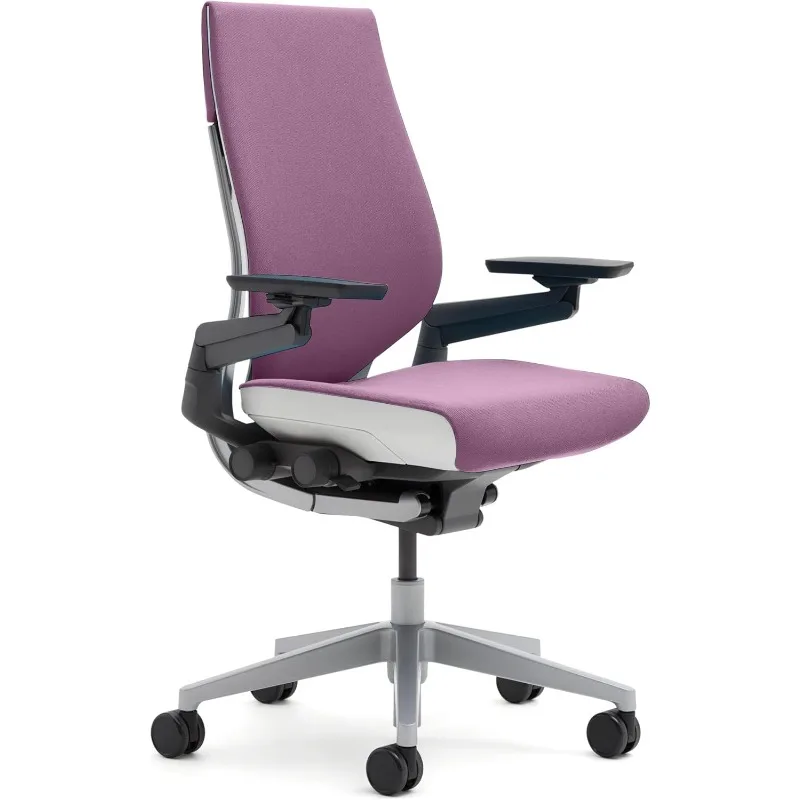 Gesture Office Chair - Ergonomic Work  with Wheels for Carpet  Comfortable  Intuitive to Adjust for Desk 360-Degree